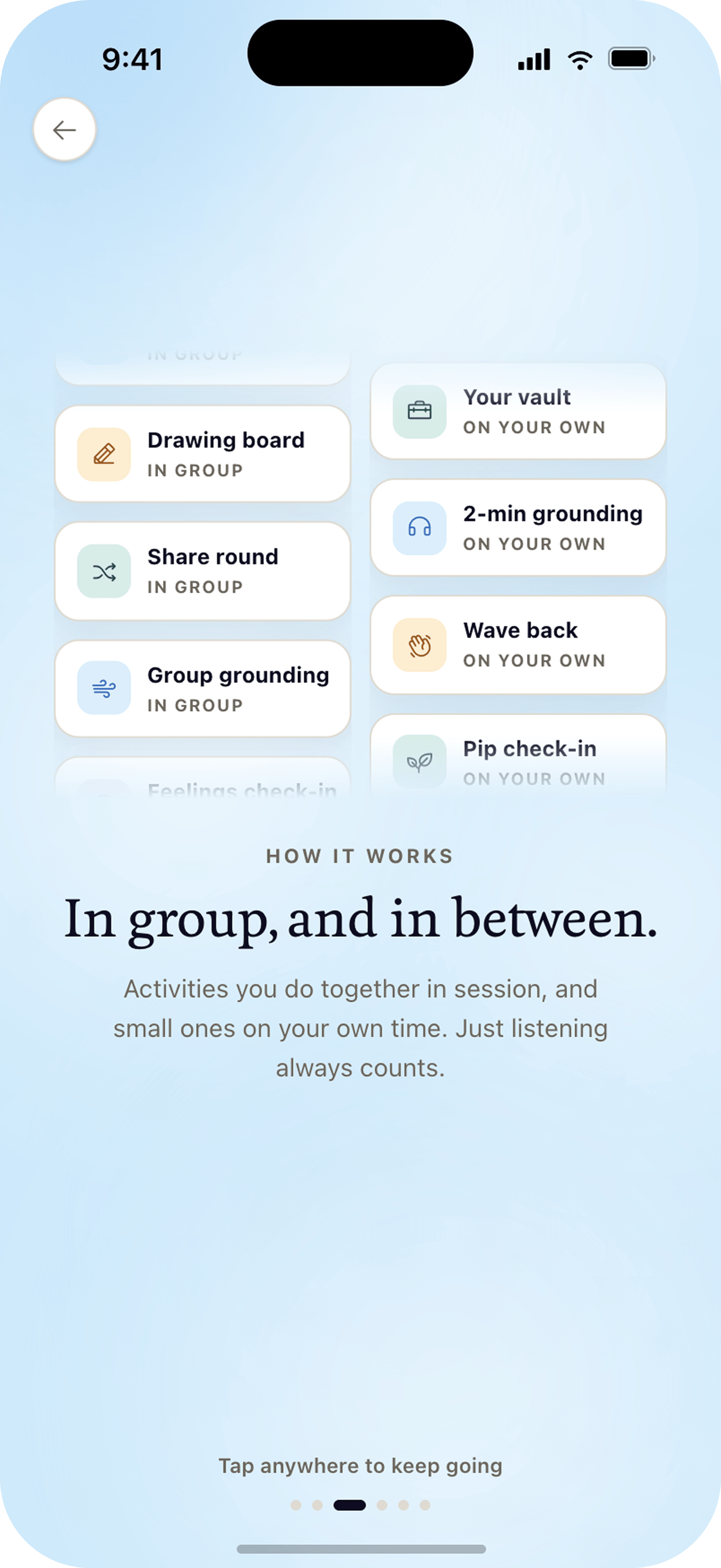 Onboarding how-it-works and care team